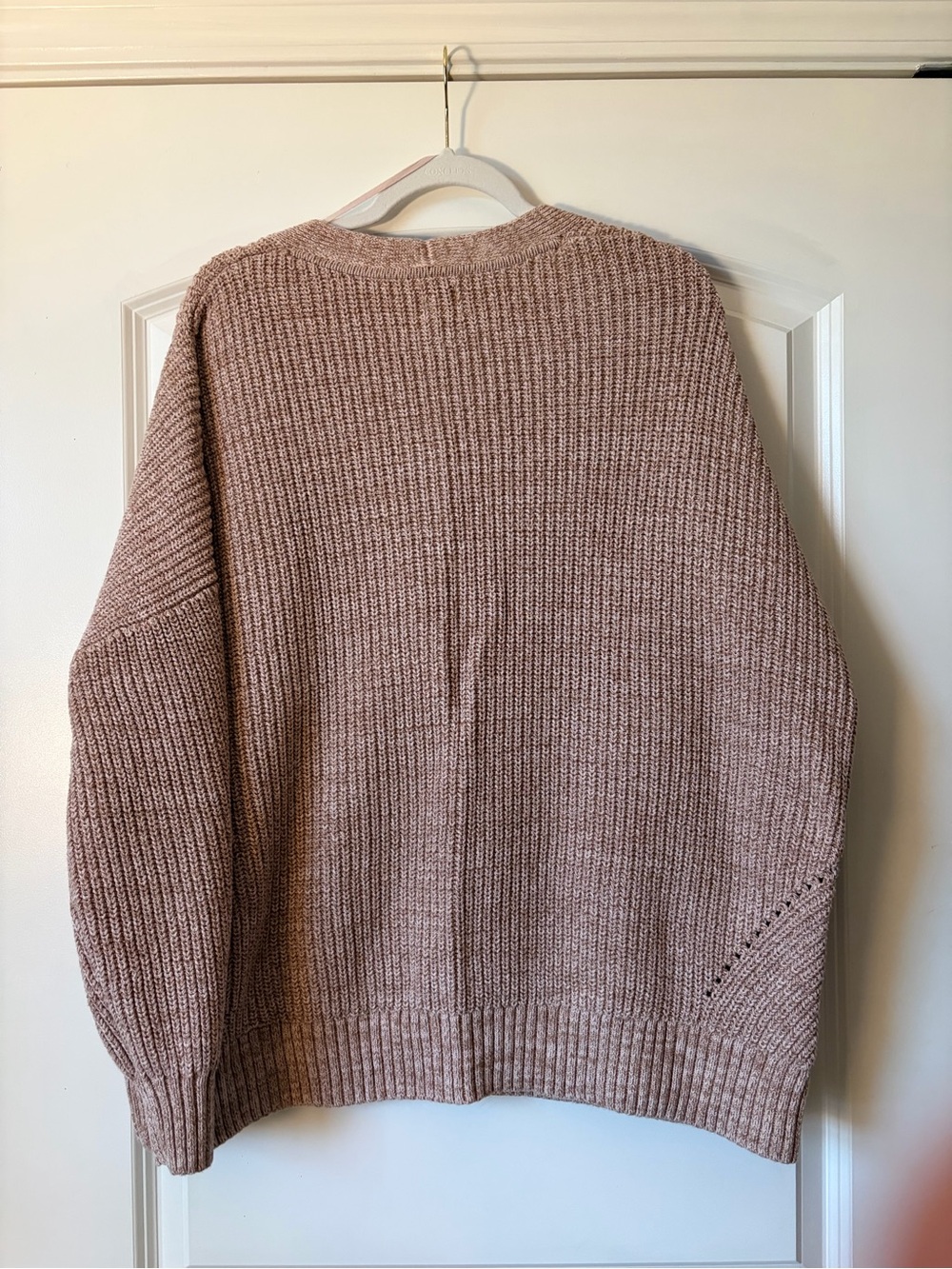 GAP Dusty Rose V-Neck Button Front Cardigan - Picture 7 of 10